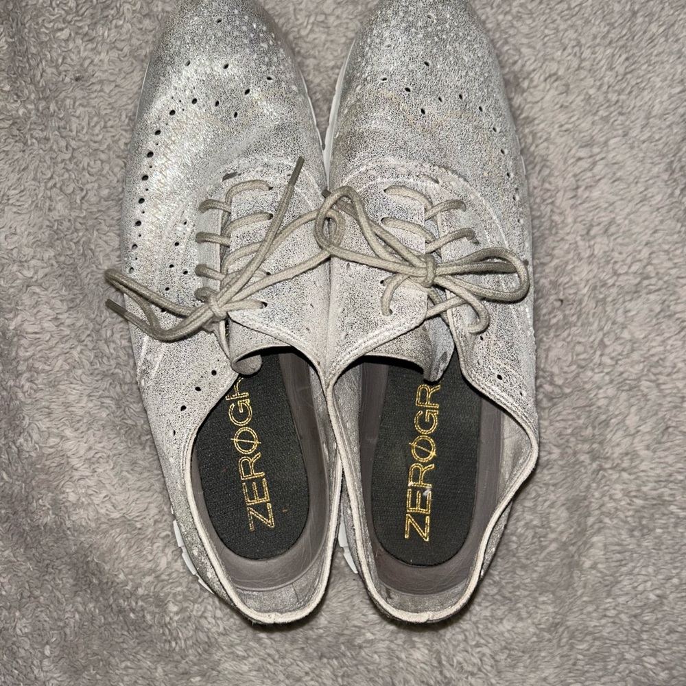 Cole Haan Silver Flats